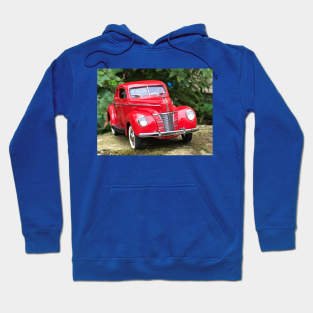 US 1950’s car fixed head coupe Hoodie